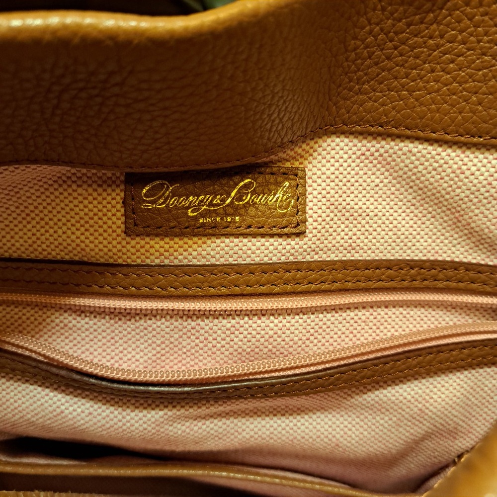 Dooney & Bourke Lucca Leather Logo Lock Hobo - Picture 7 of 15